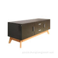 Portable Tv Stand solid wood legs tv cabinet Manufactory